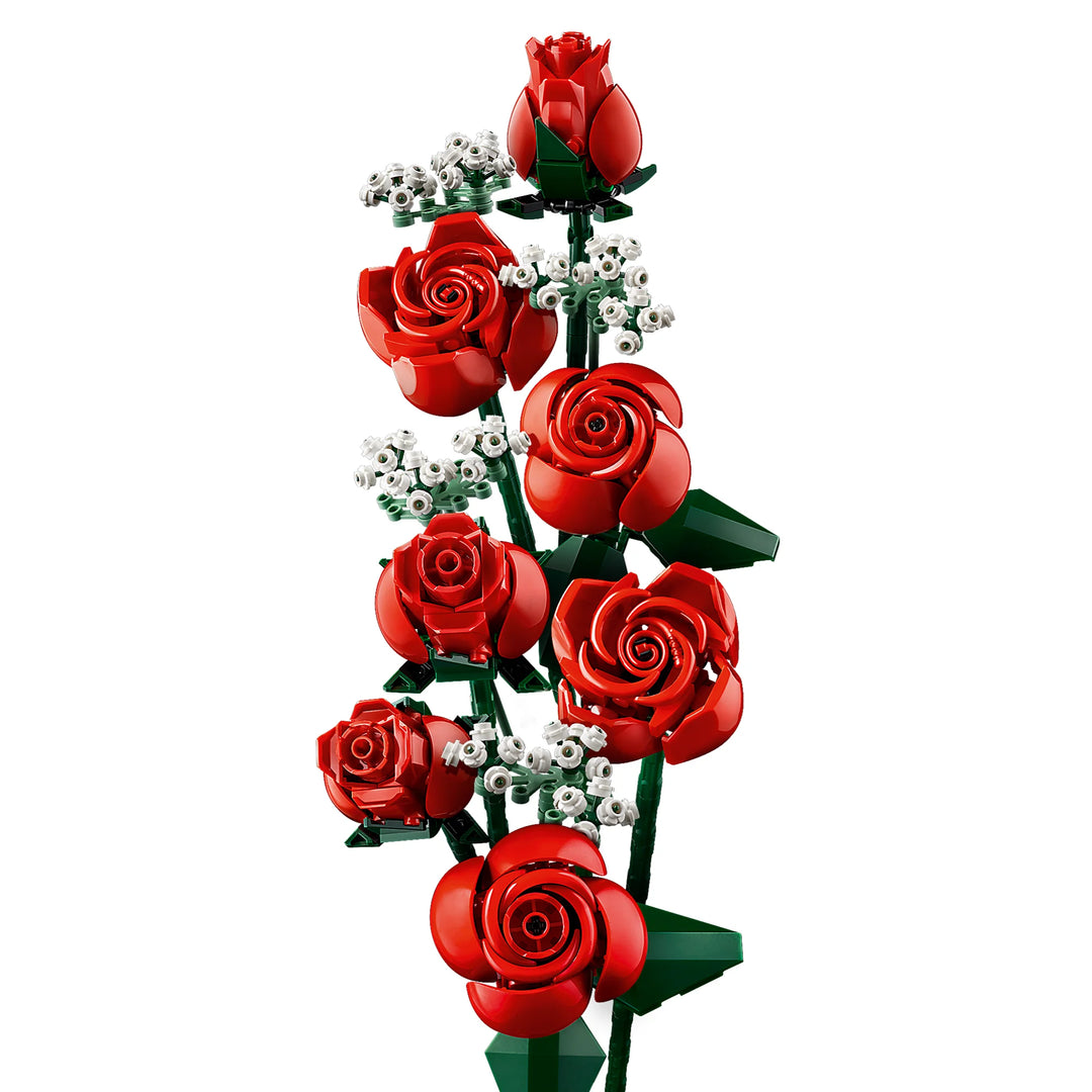 Experience floral artistry with LEGO 10328 Bouquet of Roses! 12 buildable flowers, baby's breath. Elegant display piece for adult collectors and romantics.
