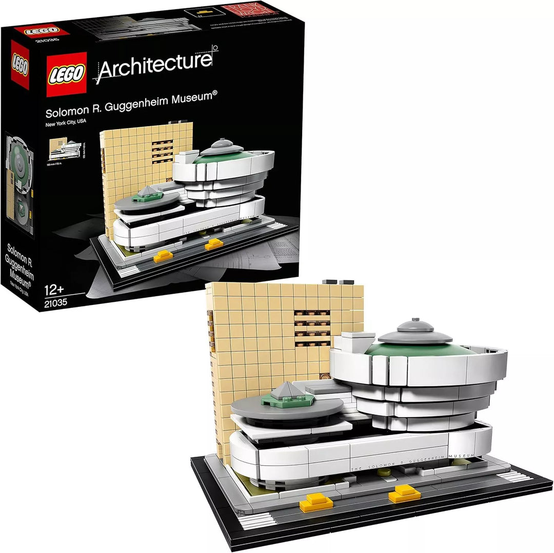 Experience NYC architecture with LEGO 21035 Guggenheim Museum! Iconic curved design, rotunda, and 5th Avenue scene. Perfect display piece for art lovers 12+.