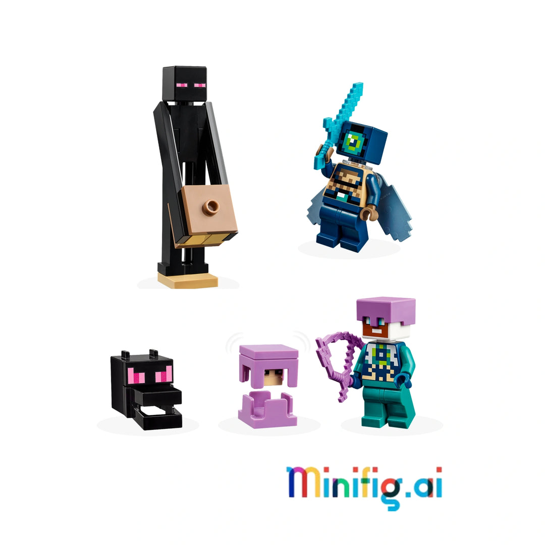 Build your own Minecraft End with LEGO 21264! Features Ender Dragon, End Ship, and 5 characters. 657 pieces of creative play for ages 8+.