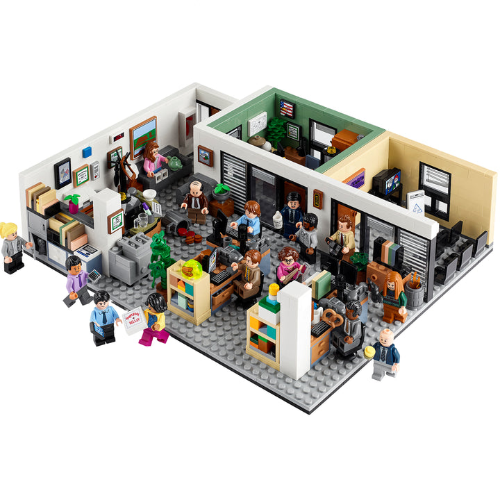 LEGO The Office (21336): Dunder Mifflin replica. 15 character minifigures. 1,164 pieces. Iconic show moments. Adult 18+ set. Perfect fan collectible.