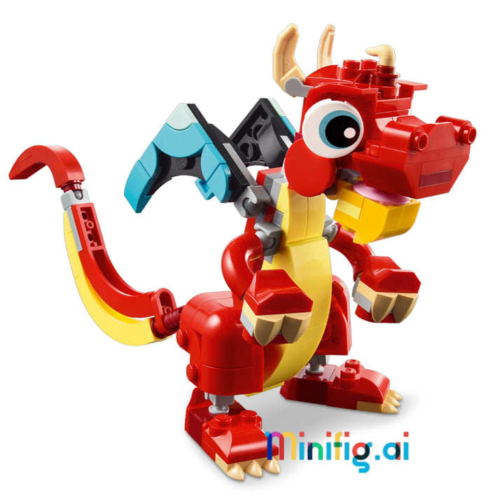 LEGO 3-in-1 Dragon 31145: Create mythical beasts & sea life! Posable parts for dynamic displays. Perfect gift for kids 6+. #LEGOGifts #CreatorSet