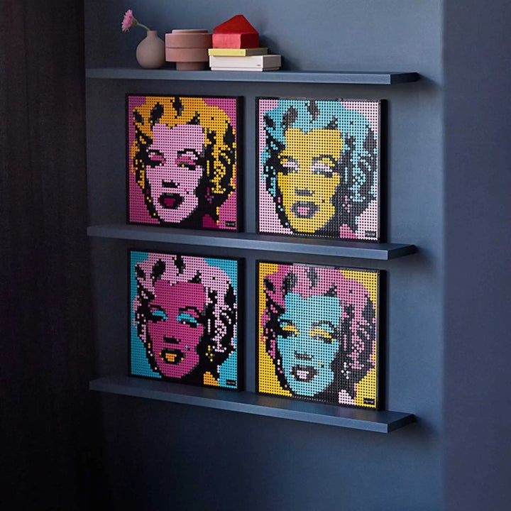 LEGO Art 31197: Recreate Warhol's masterpiece! Buildable Marilyn Monroe mosaic, 3,332 pieces. Ideal gift for adult collectors and pop art fans.