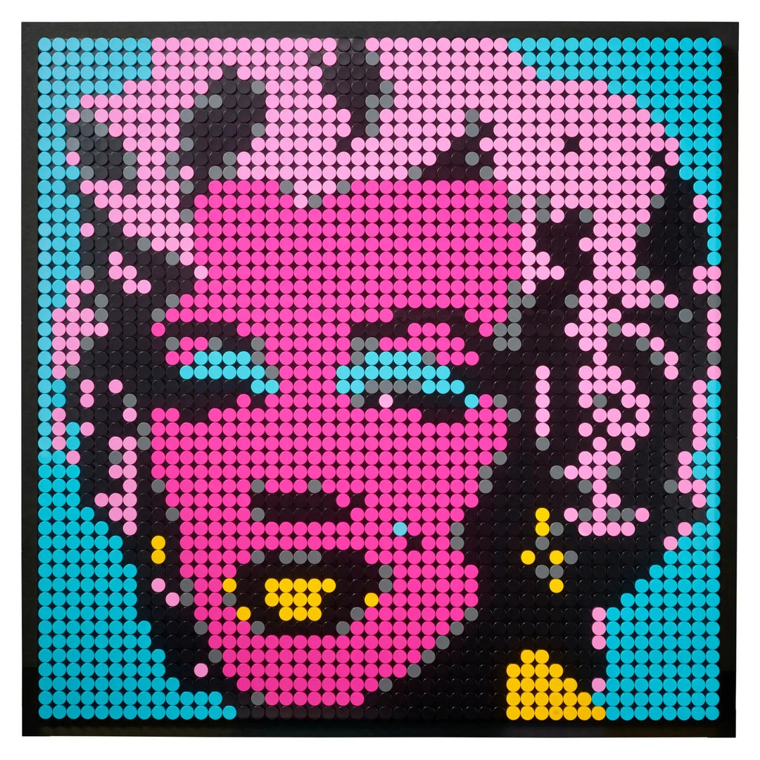 Craft your own pop art gallery with LEGO 31197! Build Marilyn Monroe portrait in vibrant colors. Unique wall art for LEGO and art lovers alike.