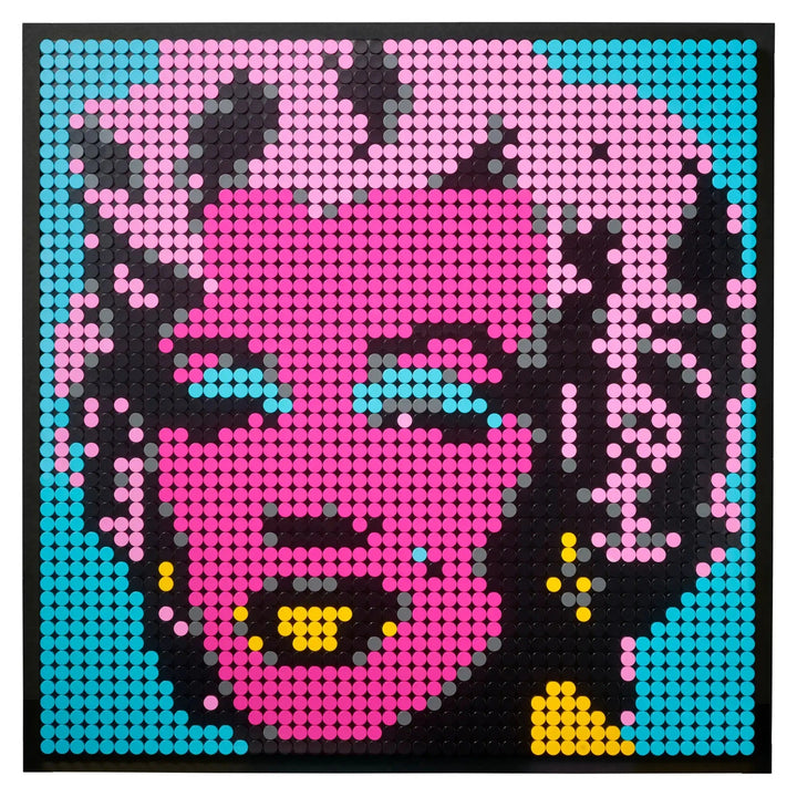 Craft your own pop art gallery with LEGO 31197! Build Marilyn Monroe portrait in vibrant colors. Unique wall art for LEGO and art lovers alike.