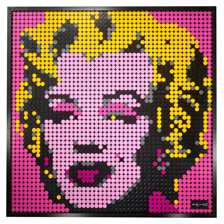 Experience Andy Warhol's vision with LEGO 31197! Create Marilyn Monroe mosaic, listen to exclusive soundtrack. Perfect for adult creators and fans.