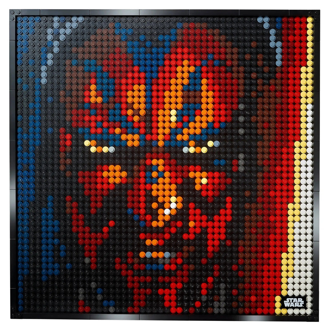Craft your own Star Wars gallery with LEGO 31200! Choose from 3 Sith portraits or combine sets for ultimate Darth Vader piece. Adult LEGO art at its finest.