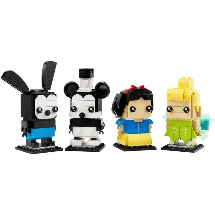 LEGO BrickHeadz 40622: Disney's 100th anniversary in brick form! 4 iconic characters, 501 pieces. Ideal gift for Disney collectors and LEGO enthusiasts.