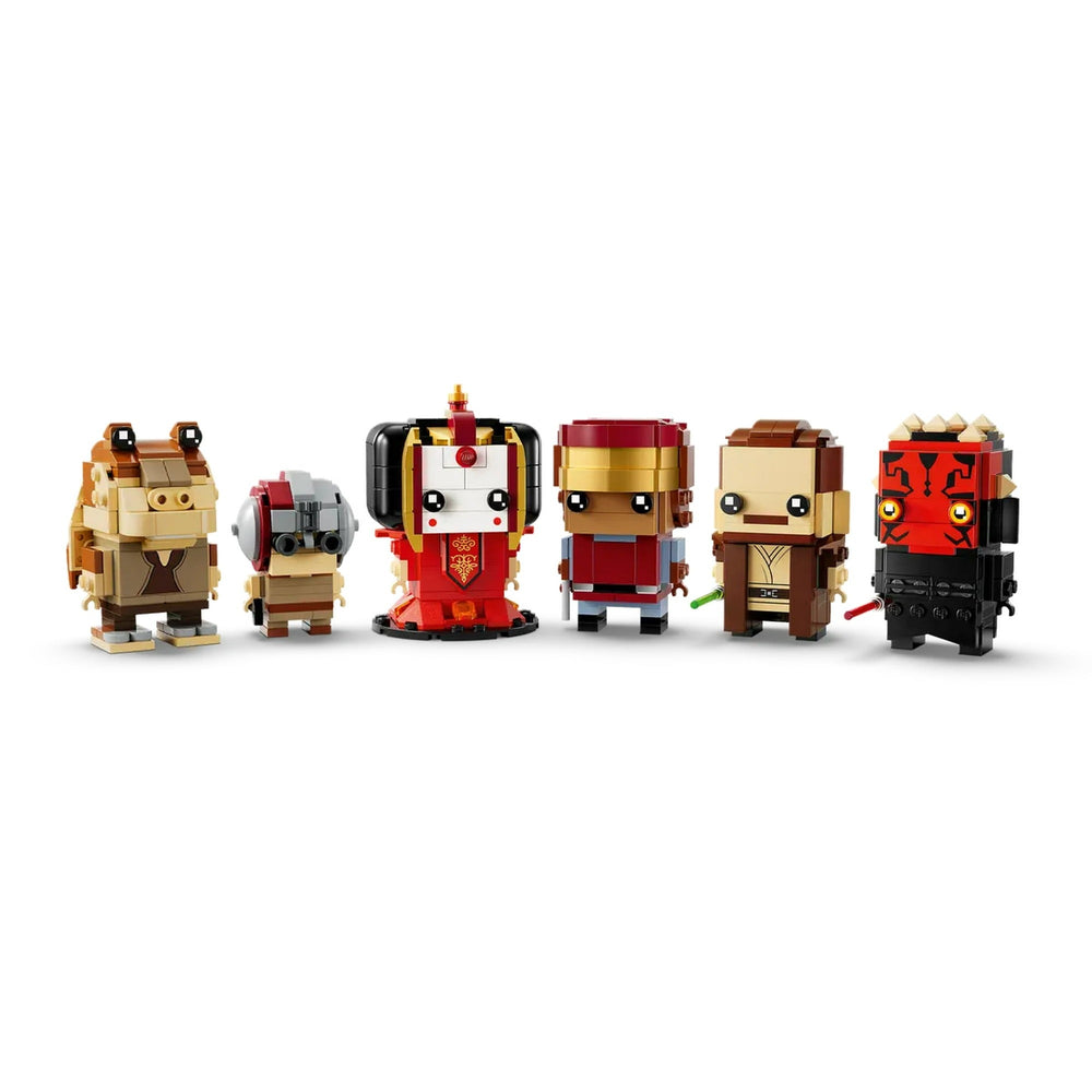 LEGO BrickHeadz 40676: Star Wars prequel magic in brick form! 6 characters, authentic accessories. Ideal gift for collectors and The Phantom Menace enthusiasts.