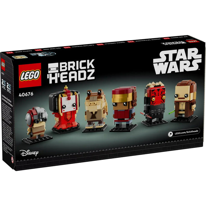 Experience The Phantom Menace's 25th with LEGO 40676! 6 buildable Star Wars icons. Collectible anniversary set for fans and LEGO builders alike.