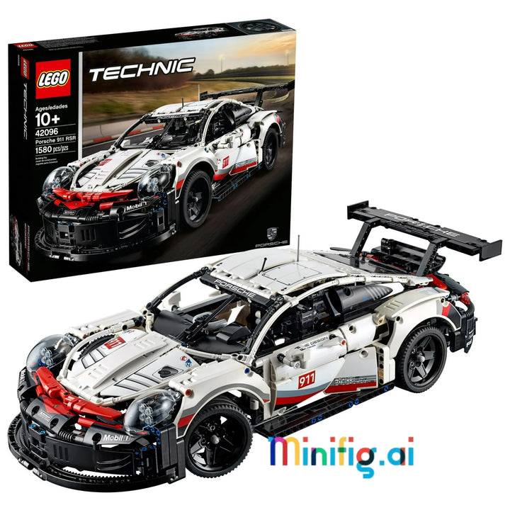 Experience the thrill of LEGO Technic 42096 Porsche 911 RSR! 1,580 pieces, working differential, and moving pistons. Perfect for racing fans and builders 10+.