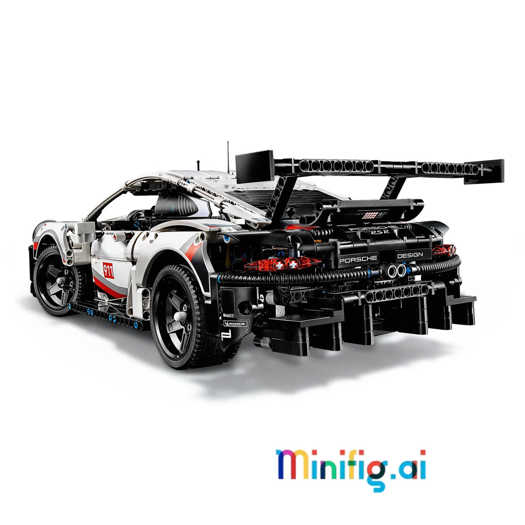 Rev up your collection with LEGO 42096 Porsche 911 RSR! Realistic features, cockpit details, and aerodynamic design. Great for display and play. Ages 10+.