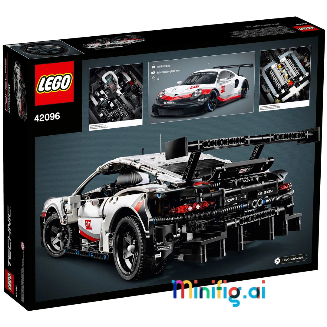 Experience LEGO engineering with 42096 Porsche 911 RSR! Authentic details, working mechanics, and sleek design. Perfect for car and LEGO enthusiasts.