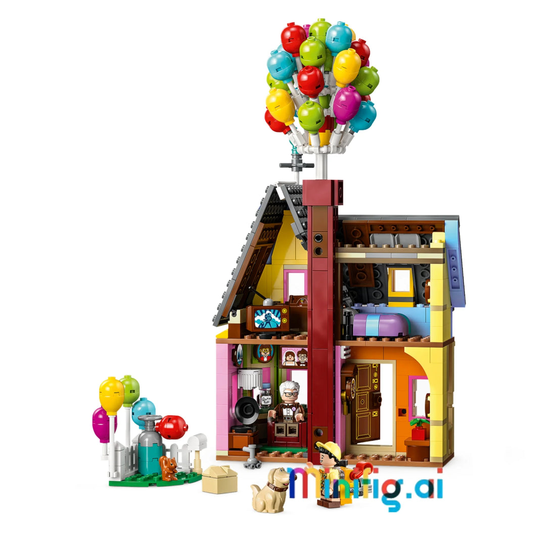 LEGO Disney 43217 Up House: Bring Pixar magic home! Detailed rooms, balloon-lifted roof & beloved characters. Great gift for movie fans. #LEGOCollectible