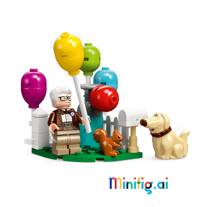 LEGO Disney Pixar Up House 43217: Recreate Carl's flying home! Includes Paradise Falls picture & My Adventure Book. Ages 9+. #LEGOMovieSets