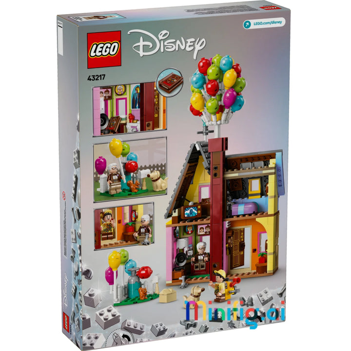 Build & play with LEGO 43217 Up House! Features Carl's living room, bedroom & Russell's backpack. Perfect for Disney collectors. #LEGODisneyPixar