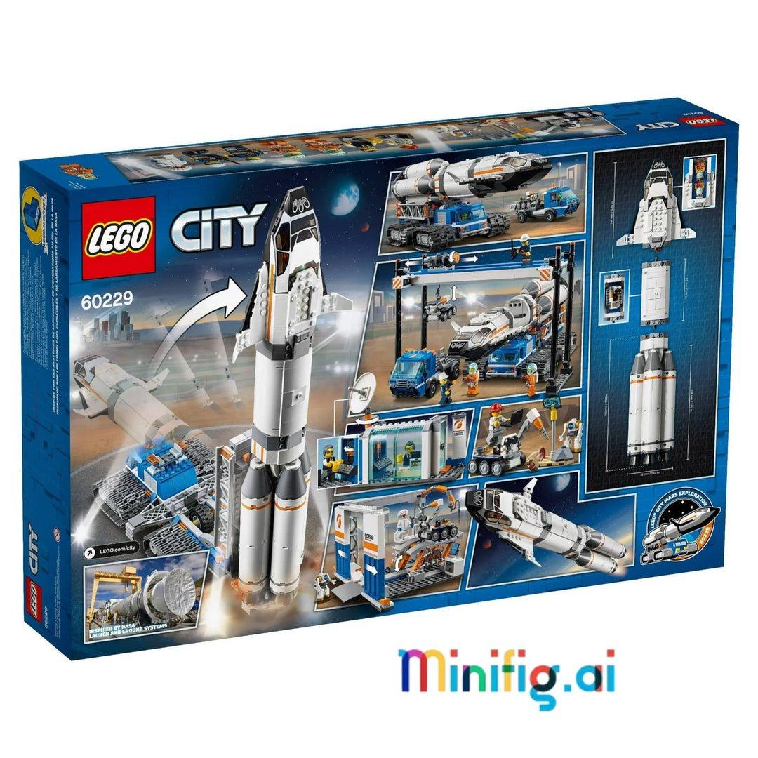 Blast off with LEGO 60229 Space Center! Multi-stage rocket, rover & launch control. Immersive building experience for space fans 7+. #LEGOConstruction #SpaceAdventure