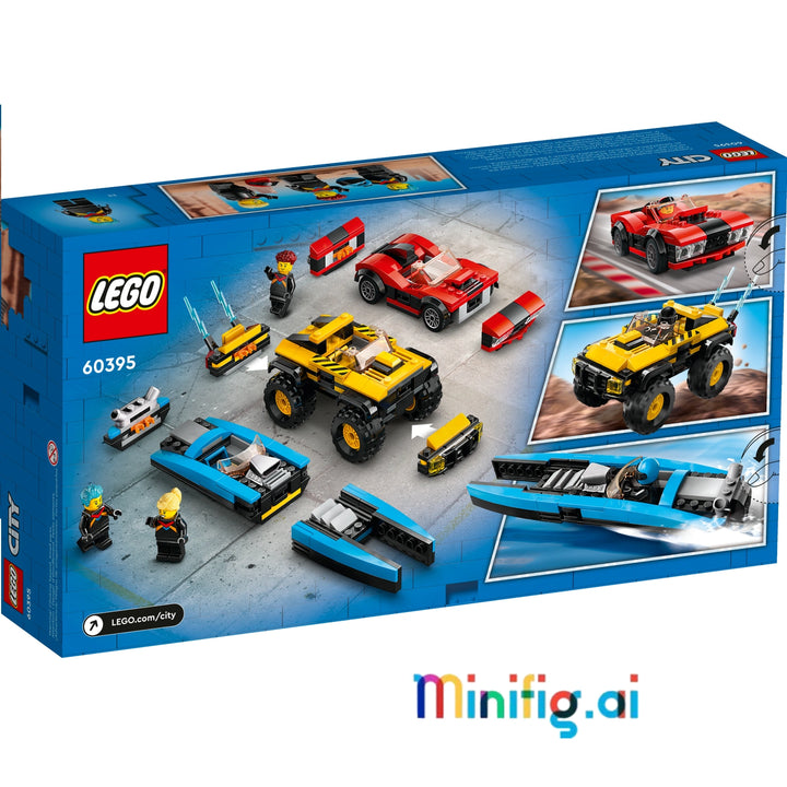 Experience 2K Drive in LEGO form! Set 60395 features buildable vehicles with mix-and-match parts. Exciting play for ages 6+. #LEGOGaming #RacingToys