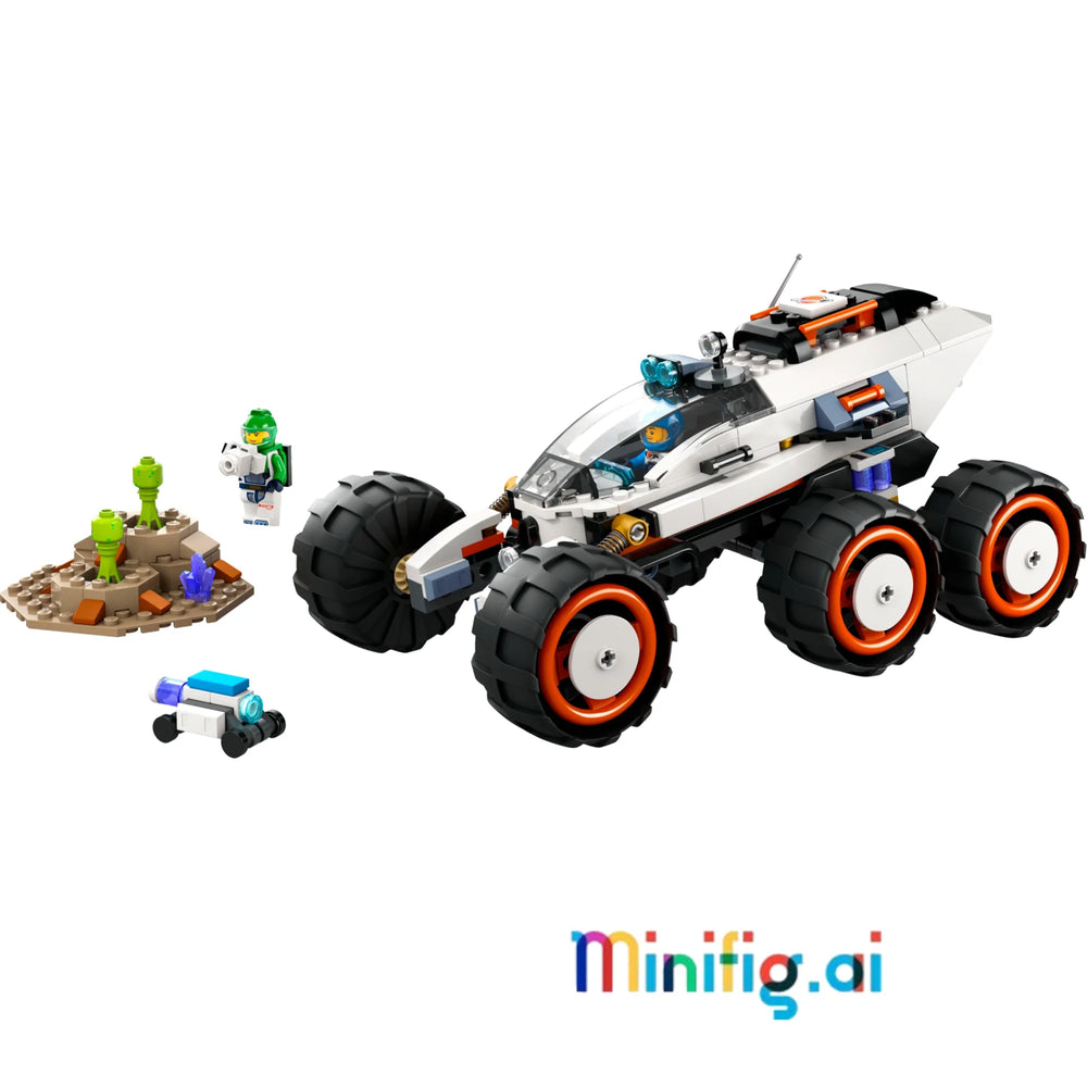 Discover alien worlds with LEGO 60431! Detailed rover, geyser scene & extraterrestrial life. Perfect for young space enthusiasts. #LEGOCity #SpaceExploration