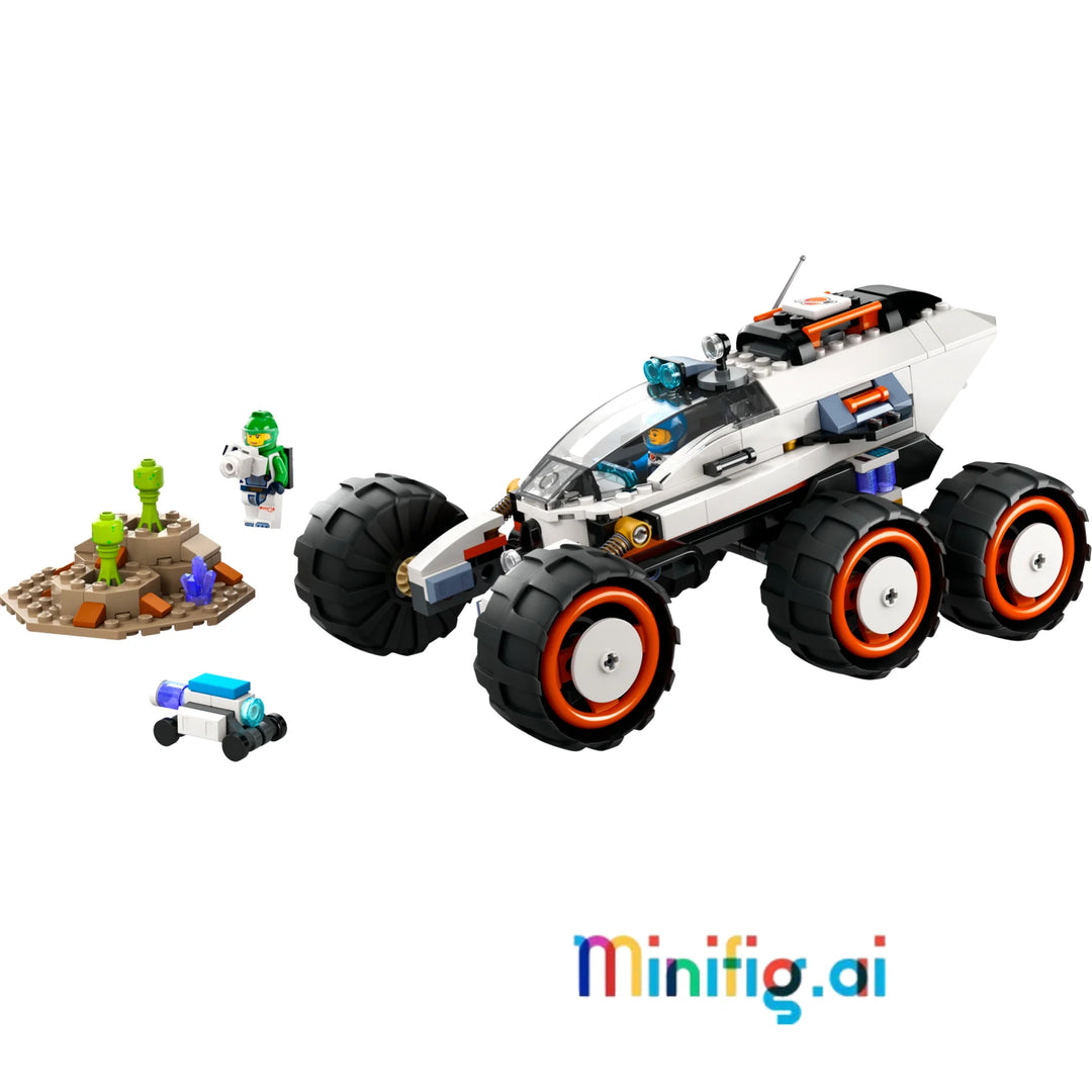 Discover alien worlds with LEGO 60431! Detailed rover, geyser scene & extraterrestrial life. Perfect for young space enthusiasts. #LEGOCity #SpaceExploration