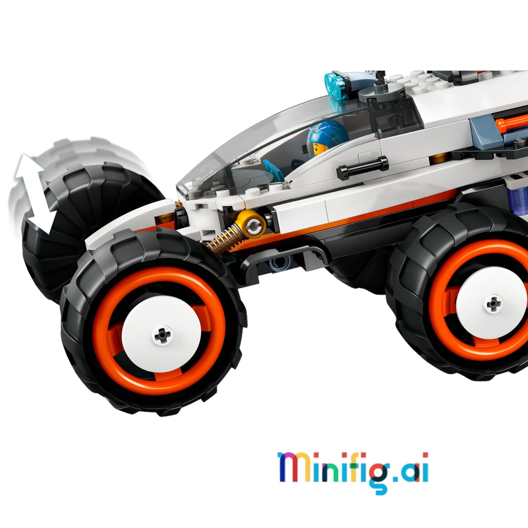 Explore new frontiers with LEGO City 60431! Features movable rover parts, steam-jetting geyser & alien figures. Ideal gift for budding astronauts. #LEGOGifts