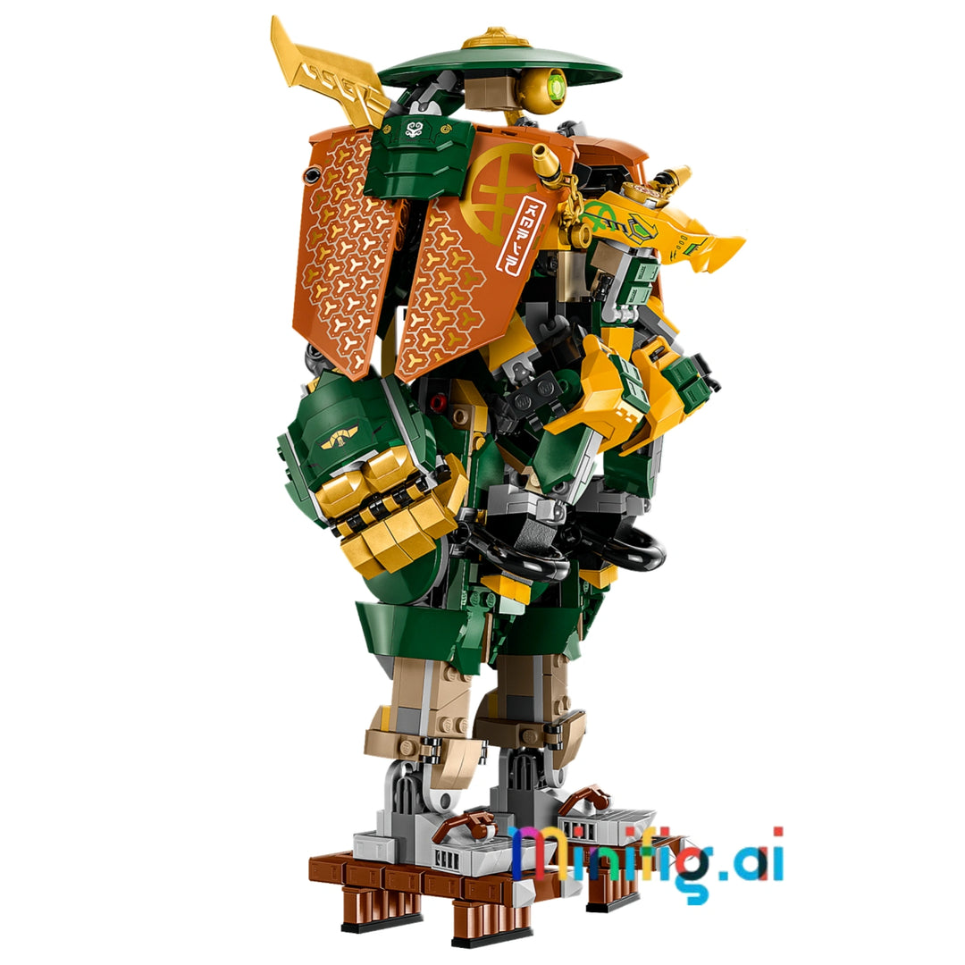 Build & combine with LEGO 71794! NINJAGO mechs tower at 10 inches. 5 minifigures for epic battles. Ages 9+. #LEGOAction #MechToys