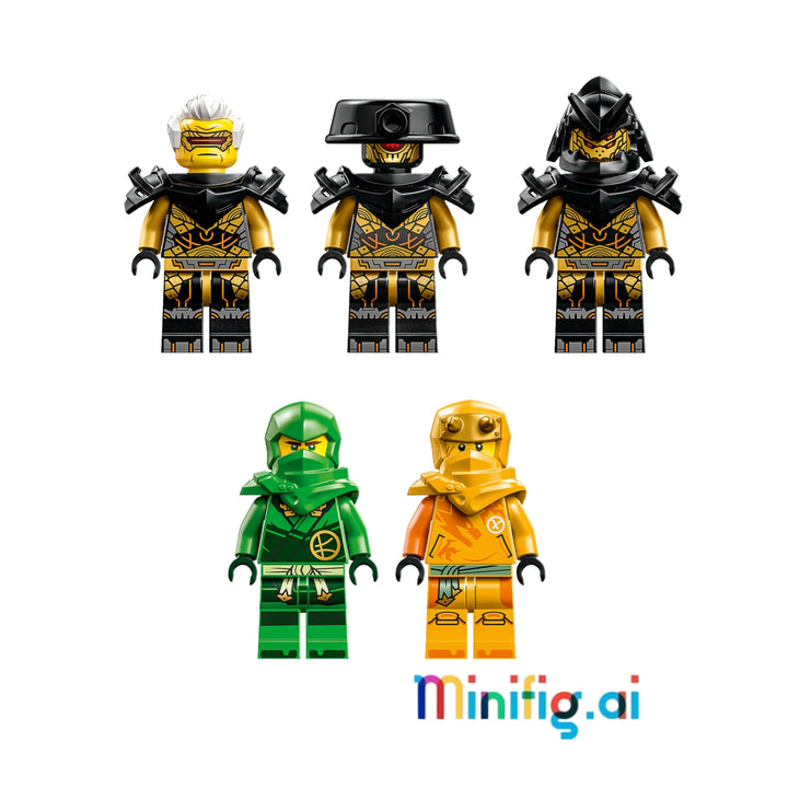 LEGO 71794 Ninja Mechs: TV-inspired set with 2 robots, 5 figures. Combine for mega mech! Perfect for NINJAGO fans 9+. #LEGONinjago #RobotToy