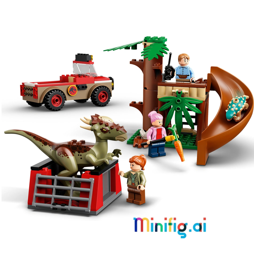 LEGO Jurassic World 76939: Stygimoloch on the loose! Tree house, off-roader, 3 minifigs. 129 pieces of dino excitement for 4+. #LEGOGift #DinosaurSet