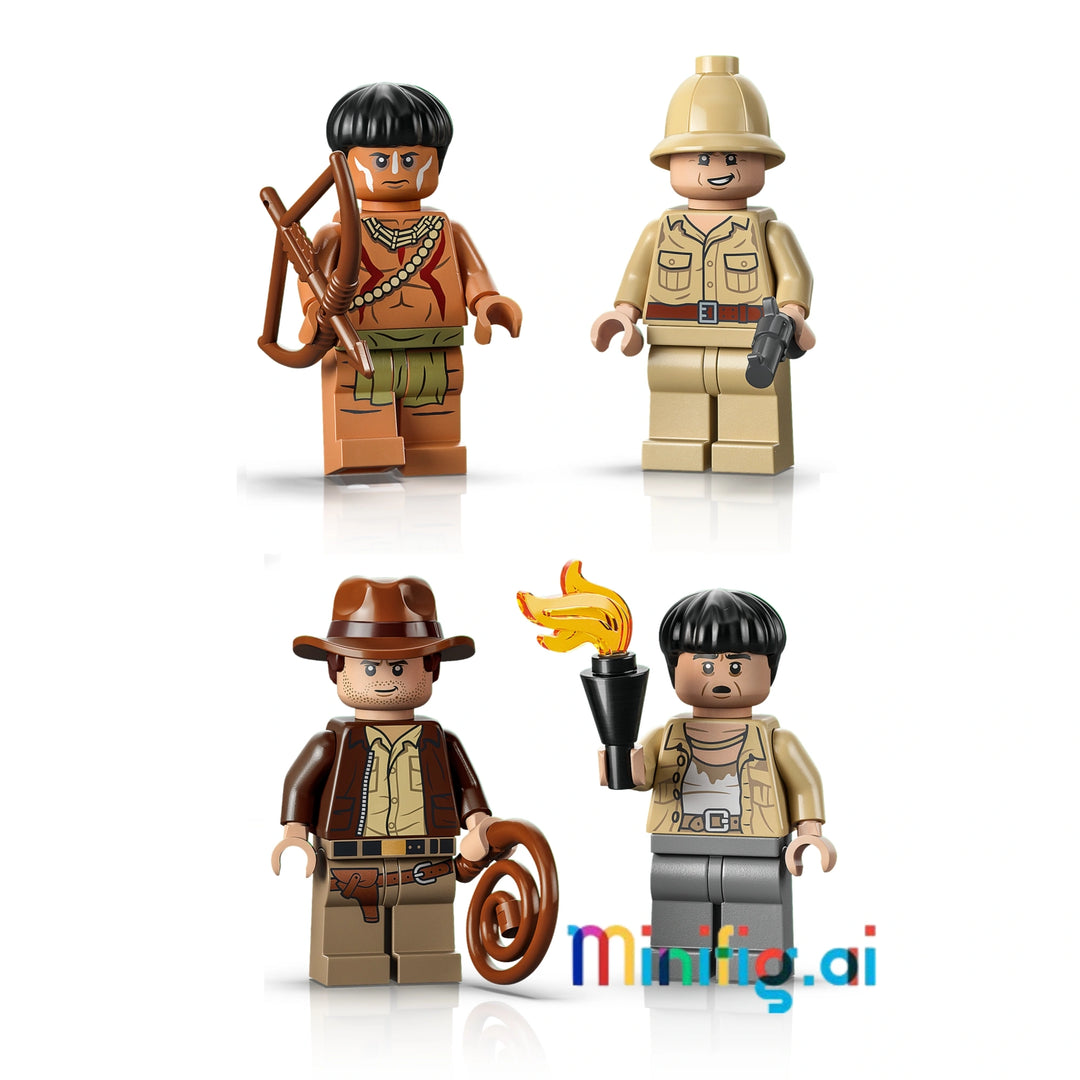 Discover LEGO 77015 Indiana Jones Temple of the Golden Idol! 1,545 pieces, interactive features, and 4 minifigures. Ideal for adult fans and collectors.