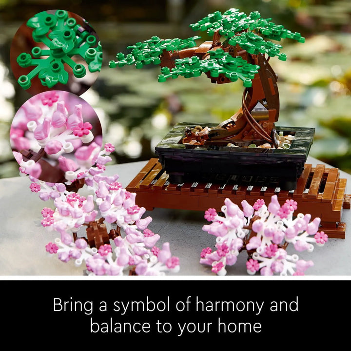 LEGO 10311 Orchid: Lifelike plant model. Adjustable stems & blooms. Sand blue vase. Brown "bark mix". Mindful building experience. 18+ set.