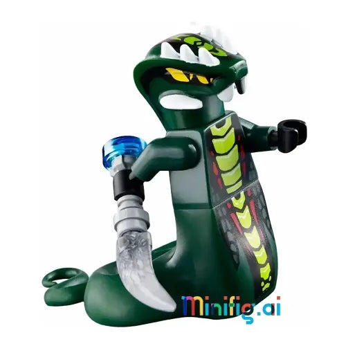 LEGO Ninjago Acidicus Minifigure with claw From Set 9450, Front View, njo066, B00877R3O4