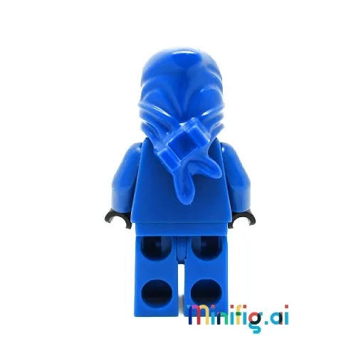 LEGO Ninjago Jay Minifigure From Sets 2259 & 2263 & 2506, Back View, njo004, B004IIUS7K