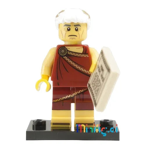 LEGO Roman Emperor Collectible Minifigure Series 9 From Set 71000 bricklink col09-5, Front View, B00A8O866S