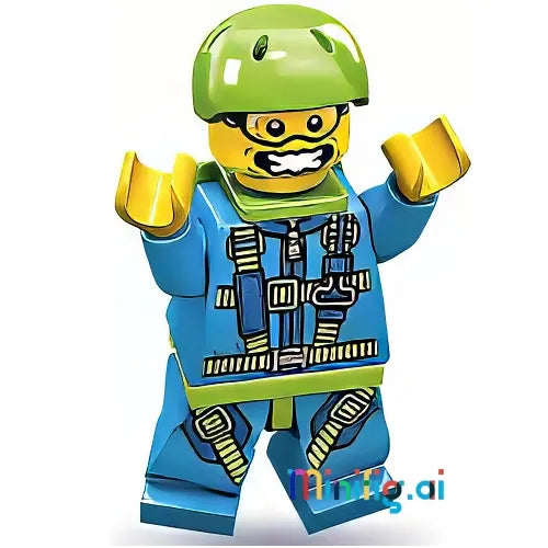 LEGO Skydriver Collectible Minifigure Series 10 from set 71001, col10-6, B00CC1Q2C0, 15.95