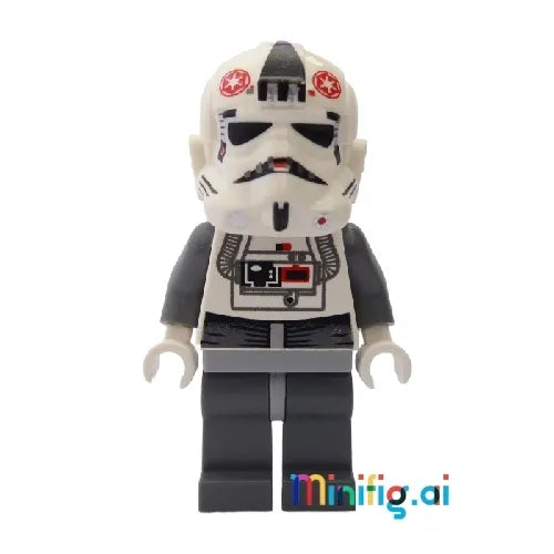 LEGO Star Wars AT-AT Driver Minifigure From Set 8084 & 8129, Front View, sw0262, B00SVCICJA