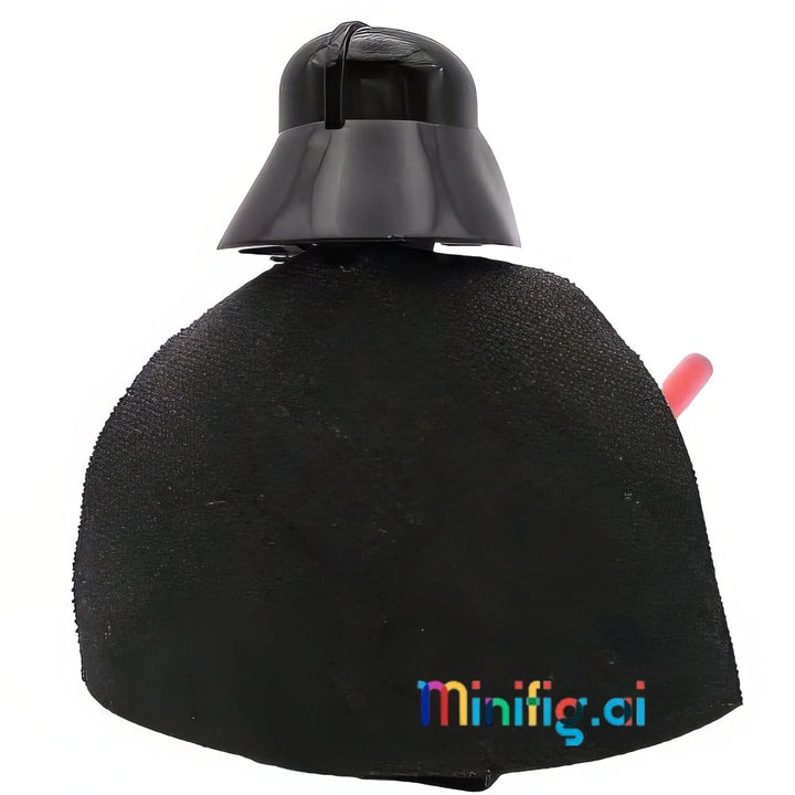 LEGO Star Wars Darth Vader Minifigure With Lightsaber From Sets 7965, 10212, 10221, bricklink sw0277, Rear View, B004ZHODVQ