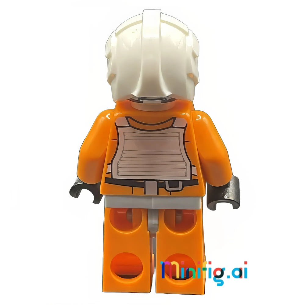 LEGO Star Wars X-wing Pilot brings starfighter expertise! Authentic orange suit, Alliance helmet design, and combat equipment. Perfect for Rebel missions.