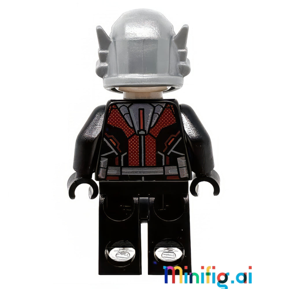 Marvel Super Heroes Ant-Man Scott Lang Minifigure with Upgraded Suit from set 76109, bricklink sh0516, Rear View, B07DM8PM5X