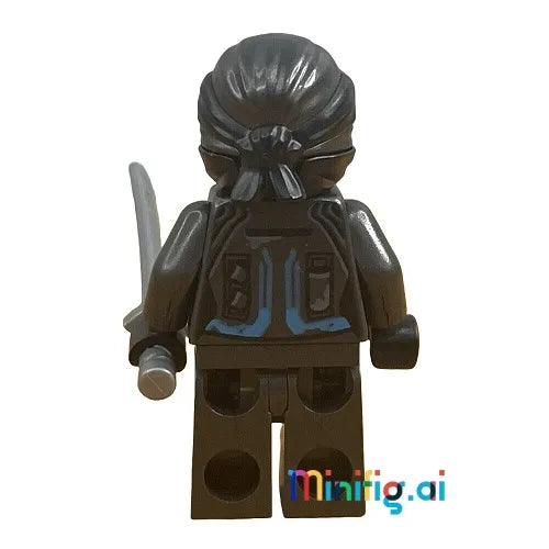 NINJAGO NYA Minifigure With Katana From Set 76051, Rear  View, njo475, B09HL91WKR, 14.98