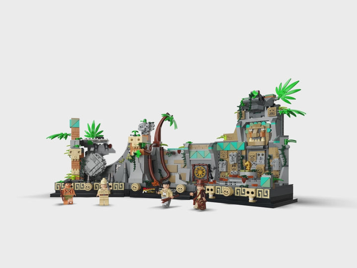 LEGO 77015 Indiana Jones set: Temple of the Golden Idol adventure awaits! 1,545 pieces, 4 minifigures, and movie-accurate details. Perfect for adult collectors.
