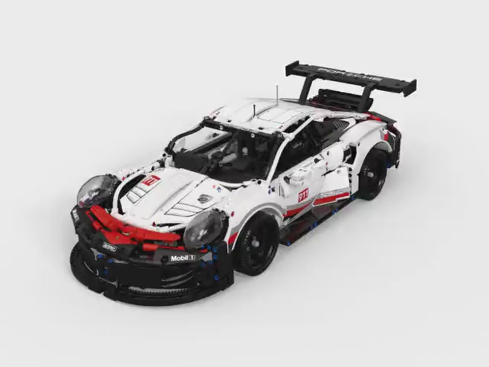 LEGO Technic 42096 Porsche 911 RSR: Where racing meets building! Detailed engine, cockpit, and aerodynamics. Ideal for collectors and young engineers.
