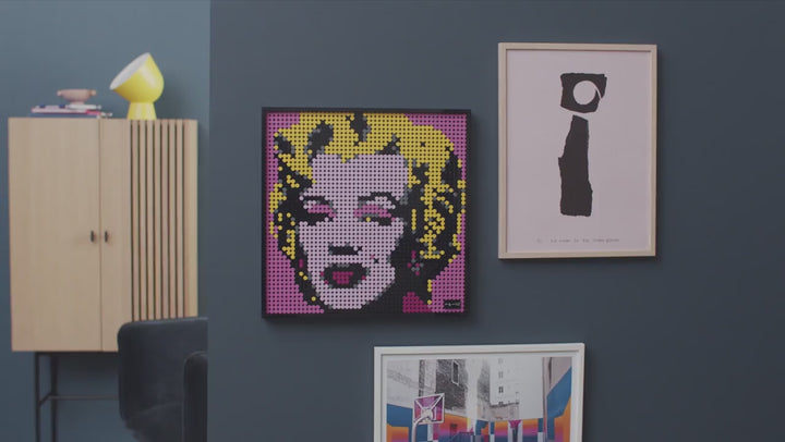 LEGO Art Andy Warhol Marilyn Monroe 31197 Buildable Canvas Set 18+