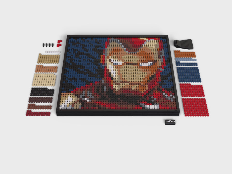LEGO Art Marvel Iron Man 31199 Buildable Canvas Wall Art Set 18+