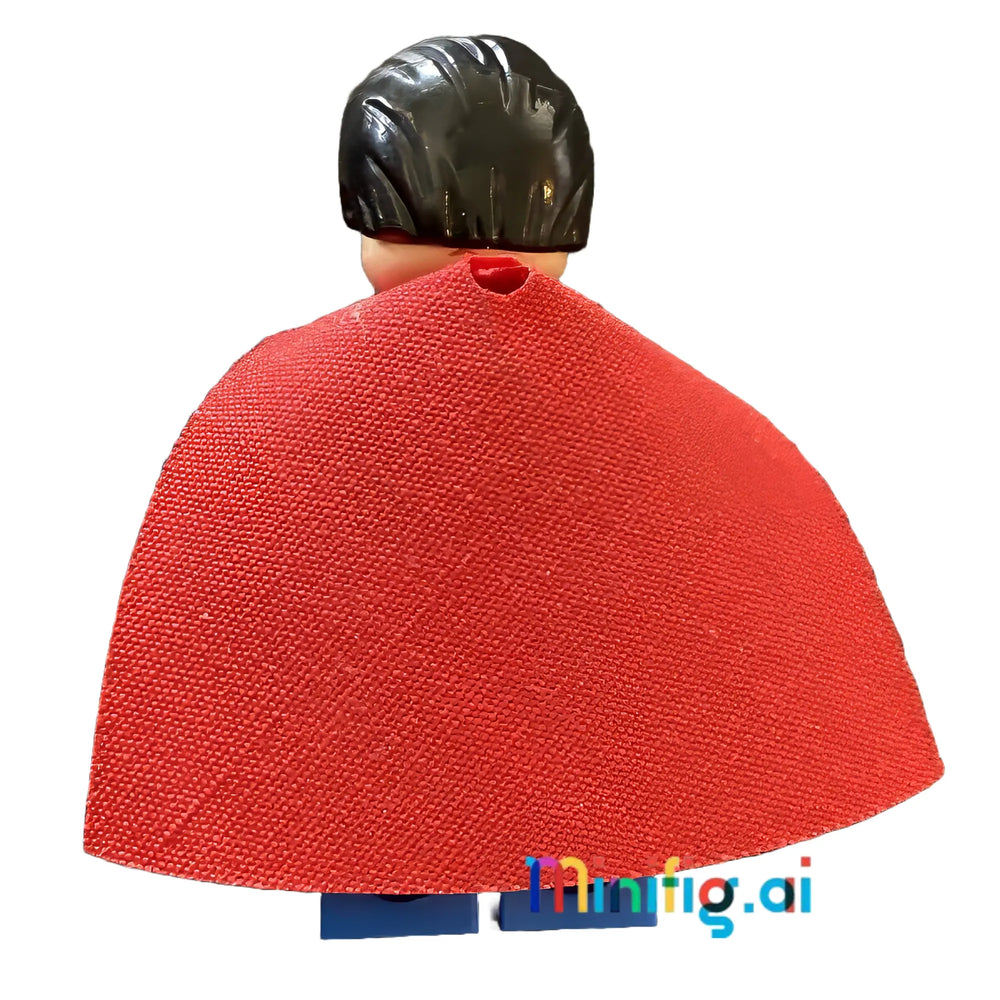 LEGO DC Comics Superman minifigure brings Kryptonian power! Iconic S-shield, detailed suit, and flowing cape. Perfect for superhero adventures.