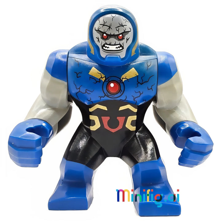 Build your DC universe with LEGO Darkseid big figure! Features detailed armor, cracked design, and intimidating presence. Essential for Justice League battles.
