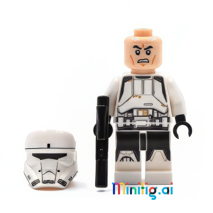 LEGO Star Wars Imperial Hovertank Pilot brings tank warfare expertise! Authentic armor design, unique helmet, and tactical equipment. Perfect for battle scenes.