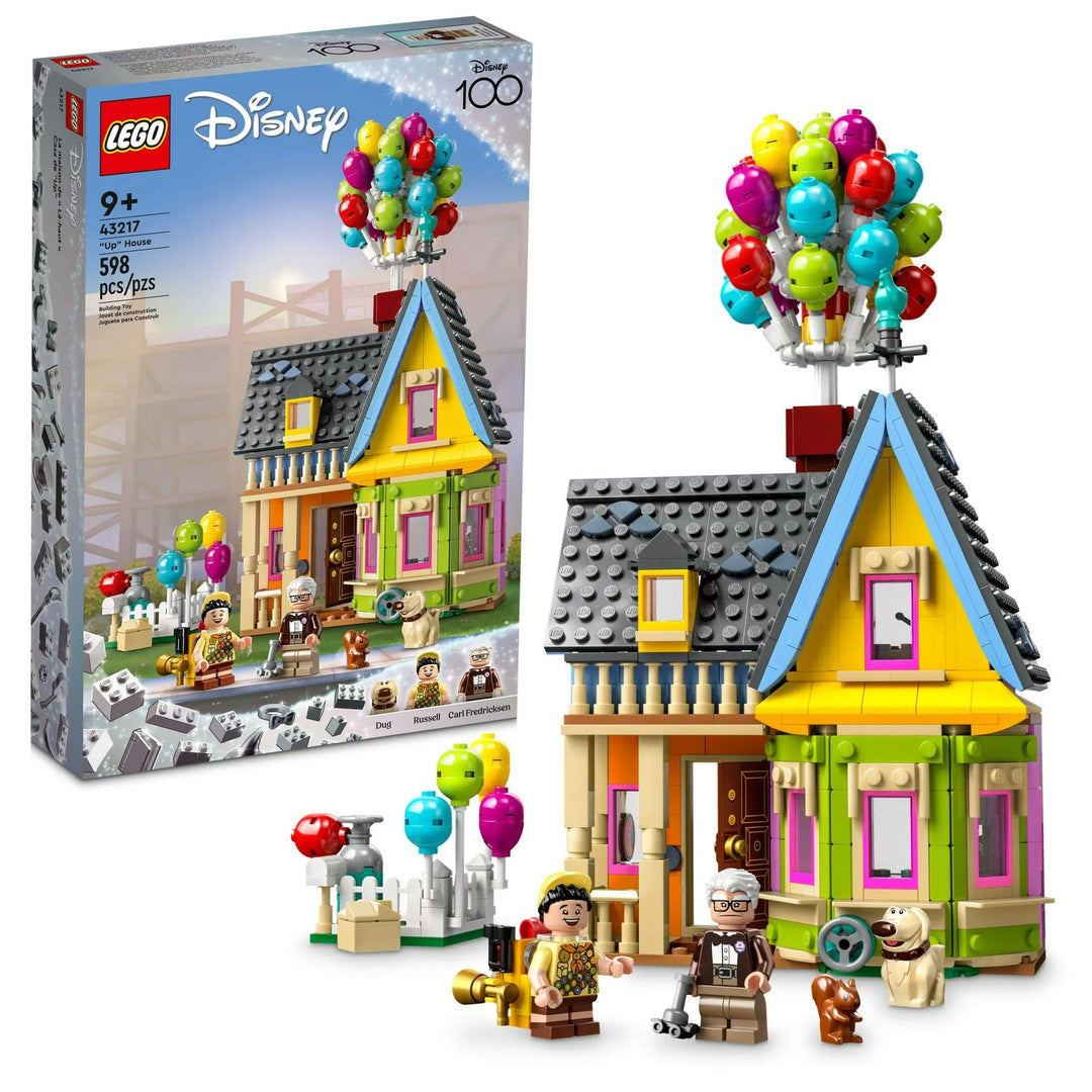Discover LEGO 43217 Up House: Iconic Disney Pixar set with Carl, Russell & Dug. 598 pieces of adventure await! Ages 9+. #LEGOUp #DisneyPixar