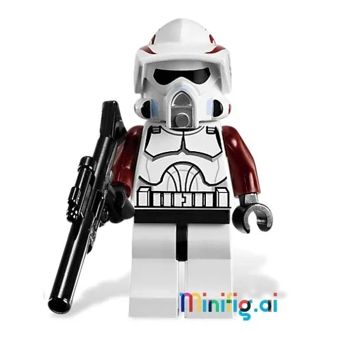 Get the LEGO Star Wars Elite ARF Clone Trooper minifigure with rifle. Perfect for collectors and fans who love building Star Wars LEGO armies and battles!