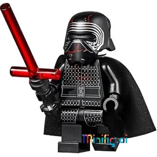 LEGO Star Wars Kylo Ren minifigure, Supreme Leader Kylo Ren LEGO, LEGO Star Wars lightsaber figure, Kylo Ren LEGO 75256, Star Wars LEGO collection