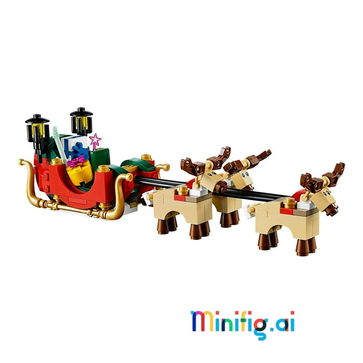 Bring Christmas cheer with LEGO 10245! Santa's Workshop, sleigh & reindeer. 883 pieces of festive building for ages 12+. #LEGOHoliday #SantasWorkshop