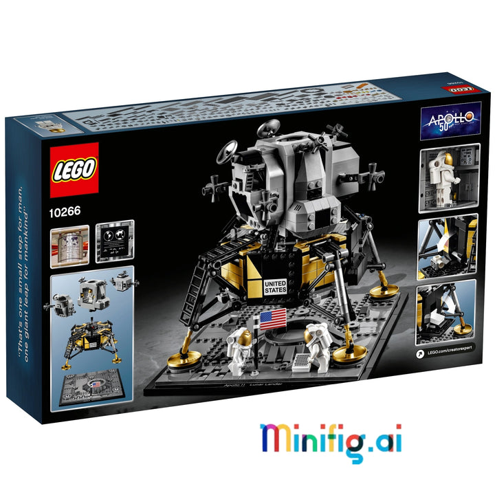 LEGO 10266 Lunar Lander: Craft NASA history! Detailed spacecraft, astronauts & moon surface. Engaging build for 14+. #LEGOSpace #HistoricalSet